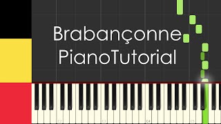 Brabançonne (Belgium national anthem) - Piano Tutorial
