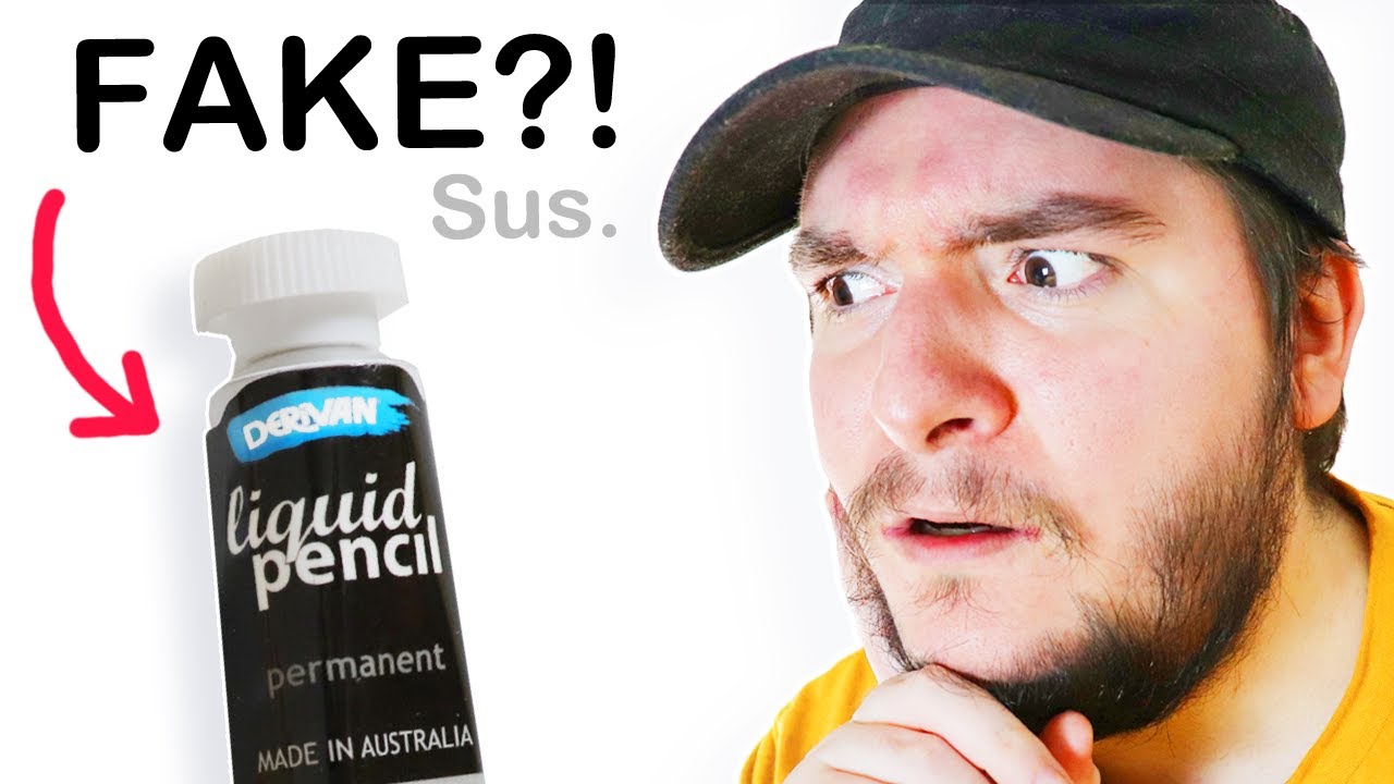 THIS is a PENCIL..?!  - Derivan liquid pencil