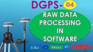 DGPS/DGPS SURVEY/how to processing DGPS raw data