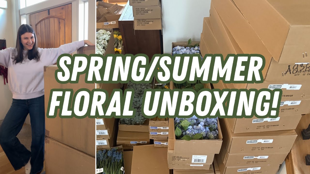 NEW Spring/Summer floral haul unboxing! 🌿🌸