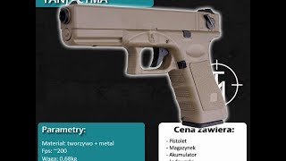 Glock 18c (CM.030 ver.II - TAN) by CYMA - TANIEMILITARIA.PL