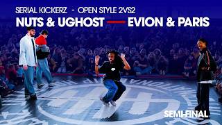 Nuts & Ughost Vs Evion & Paris 2V2 Top4 Stance X Serial Kickerz Block Party