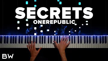 OneRepublic - Secrets | Piano Cover by Brennan Wieland