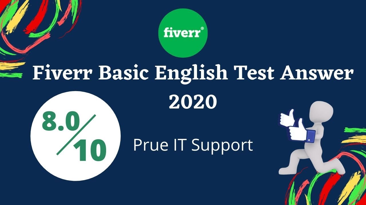 Fiverr Basic English Skill Test 100% Pass 2020