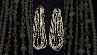 Stunning Premier Design 4 Strand faux Pearls, Crystal,  and Mother of Pearl. $10.00 each