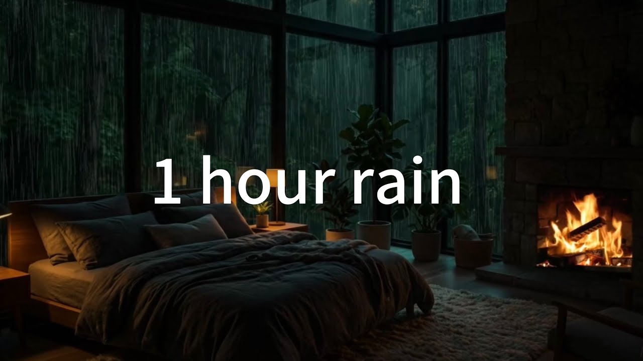 	1 Hour Gentle Rain Sounds for Deep Sleep 🌧️ | Relax & Fall Asleep Fast