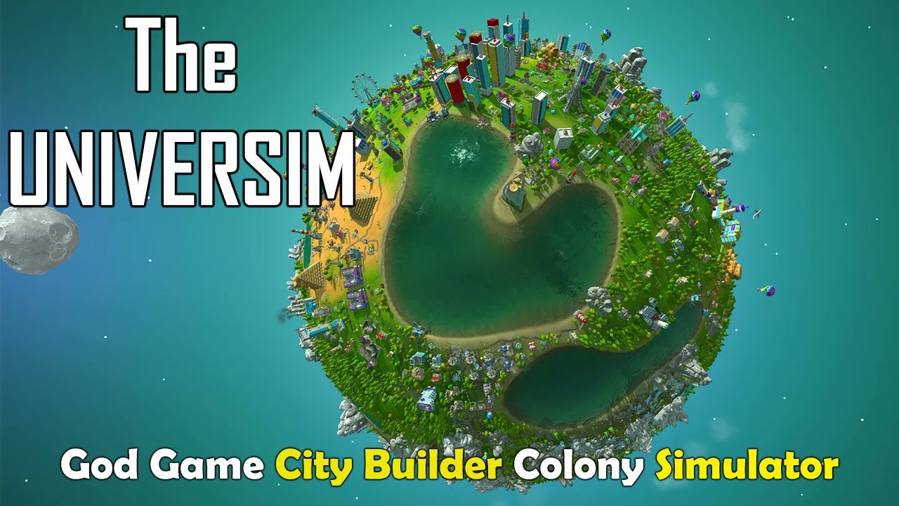 LIVE | FIRST LOOK At The Universim - We Are A GOD In This City Building Colony Simulator Gameplay