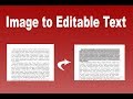 How to Convert Scanned Image to Editable Text in Adobe Acrobat Pro 2017