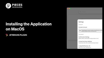 Installing the Application on MacOS | JetBrains Plugin