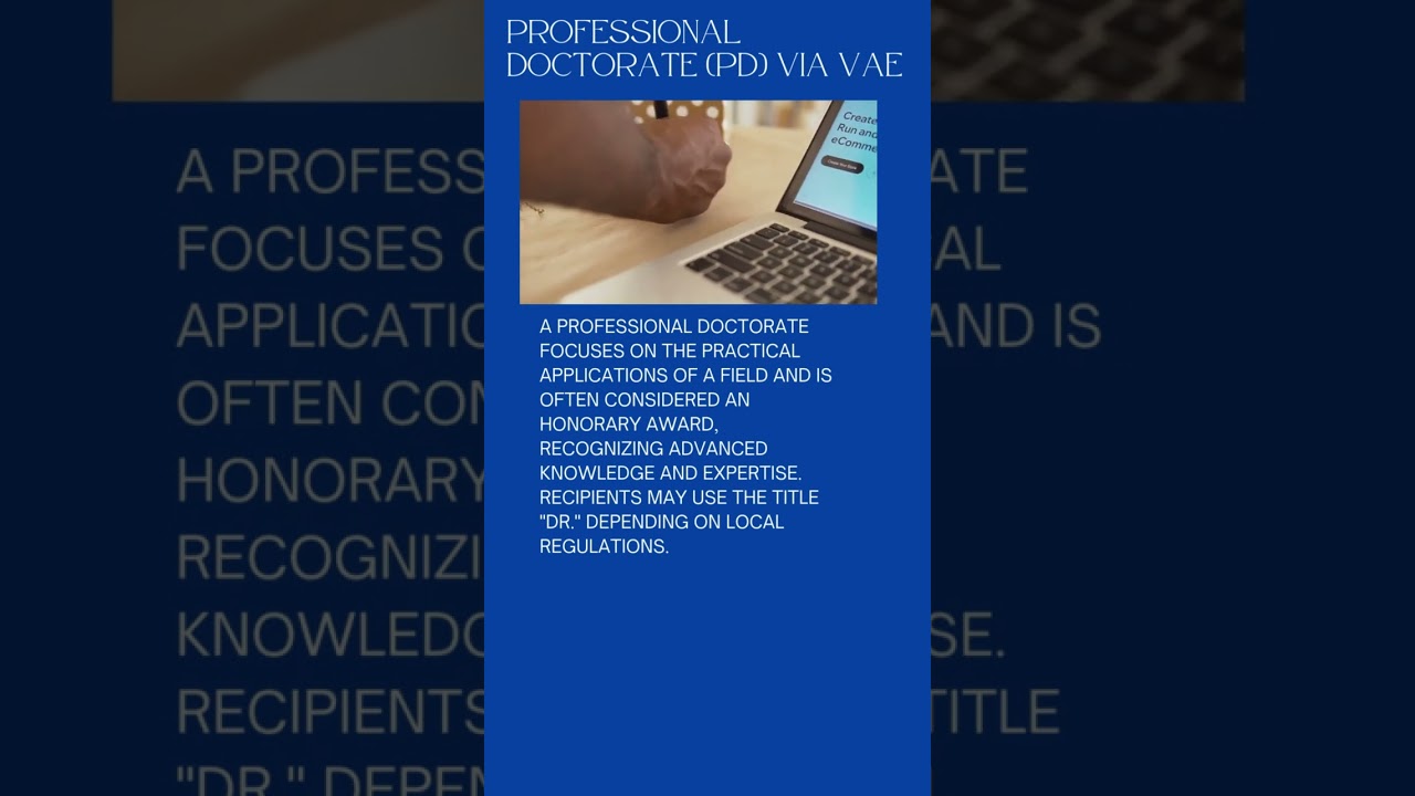 Flexible & Affordable Doctorate Programs at Aspire Education Academy