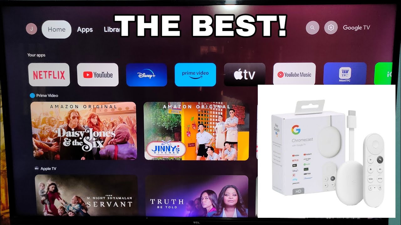 Google Chromecast with Google TV HD (GA03131) - купити медіаплеєр