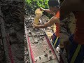 Manual gold mining process⛏️🪏💰#GoldMining #ManualMining #GoldProspecting #GoldHunter #MiningLife