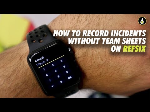 How to use REFSIX without teamsheets/rosters