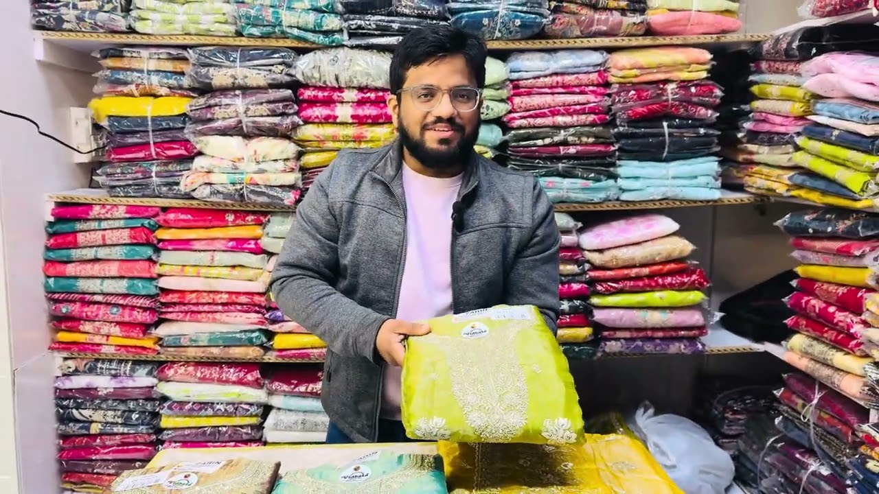 Party Wear Organza Work Suits with Handwork | Designer Wholesale Collection | SM Fashions