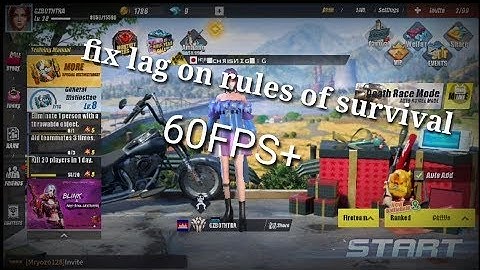 របៀប fix lag rules of survival/how to fix lag on rules of survival android