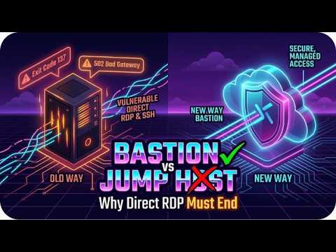 Azure Bastion vs Jump Host: Why Direct RDP and SSH Must End