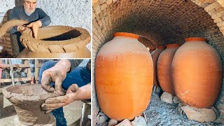 Как создать традиционный сосуд для вина квеври из глины - примитивные технологии