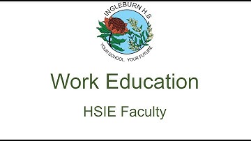 2023 Subject Selection - Stage 5 - Work Education