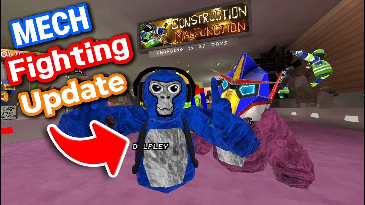 Gorilla Tag Mech Fighting Update