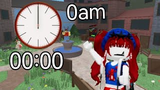 playing roblox at 0am 00:00