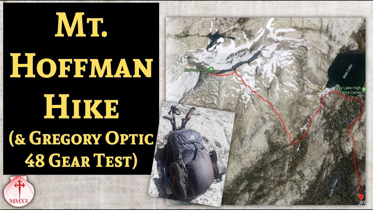 Hiking Mt.  Hoffman to Test the Gregory Optic 48