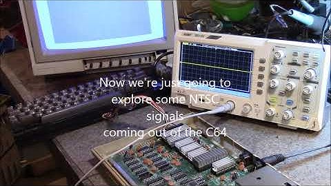 Commodore 64 keyboard repair, replacing the CB, explaining the NTSC output, diagnostic cartridges