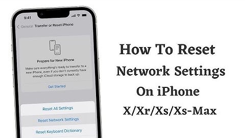 How To Reset Network Settings On iPhone X/Xr/Xs/Xs-Max [ New 2023 ]