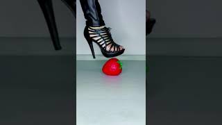 Asmr Squishy Strawberry Vs High Heels Crushing Crunchy Satisfying Oddly Sounds Compilation