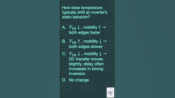 VLSI Design Quiz 03 #vlsidesign #semiconductor