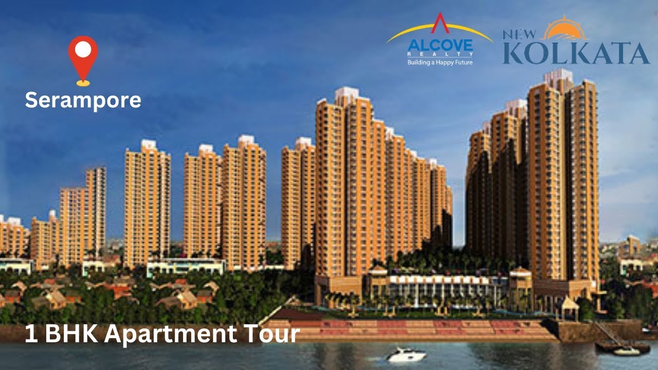 Alcove New Kolkata Serampore 1BHK Flat Tour Ganga Facing