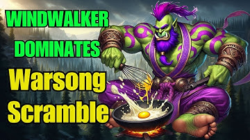 Windwalker Monk DOMINATES in Warsong Scramble | WoW The War Within 11.0.5 PvP