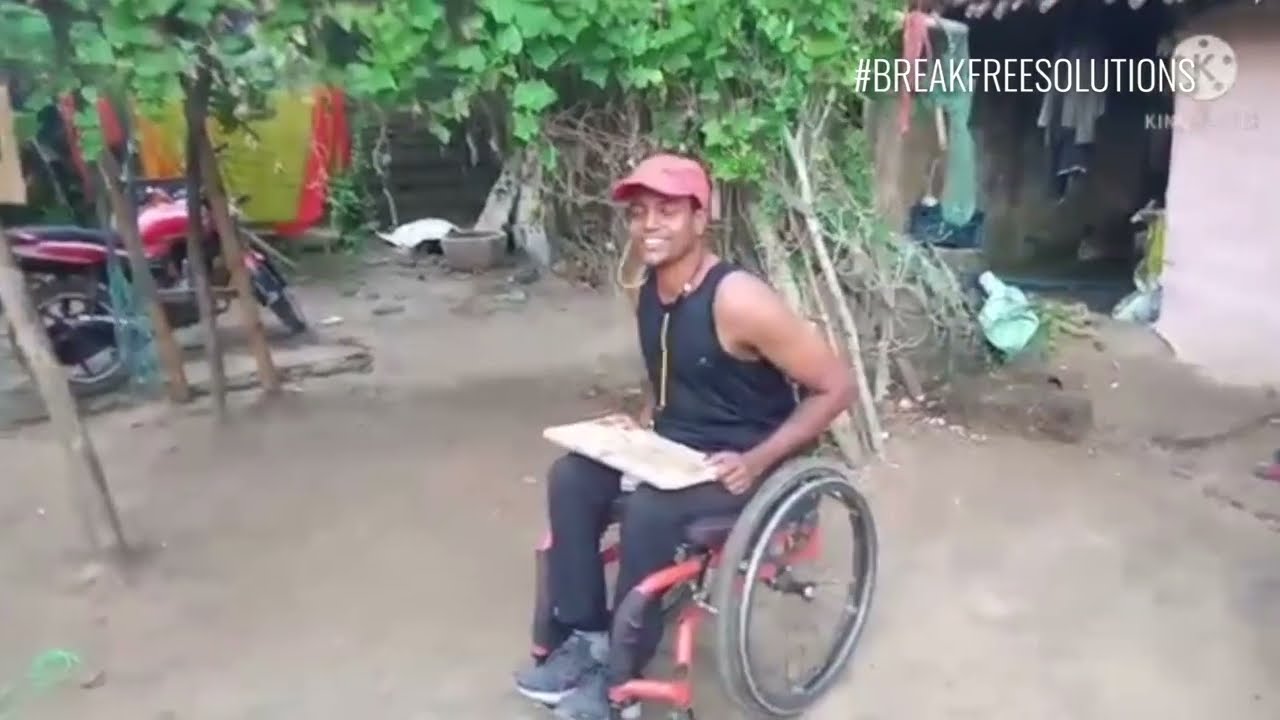 DIY wooden carrier board adaptation for carrying things on wheelchair| Break Free Solutions