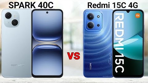 Tecno Spark 40C vs Redmi 15C 4G