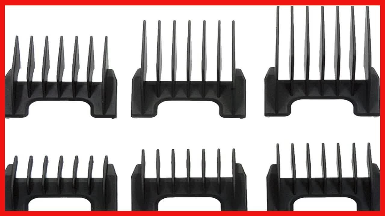 Wahl Professional Animal 5 in 1 Clipper Attachment Guide Comb Grooming Set