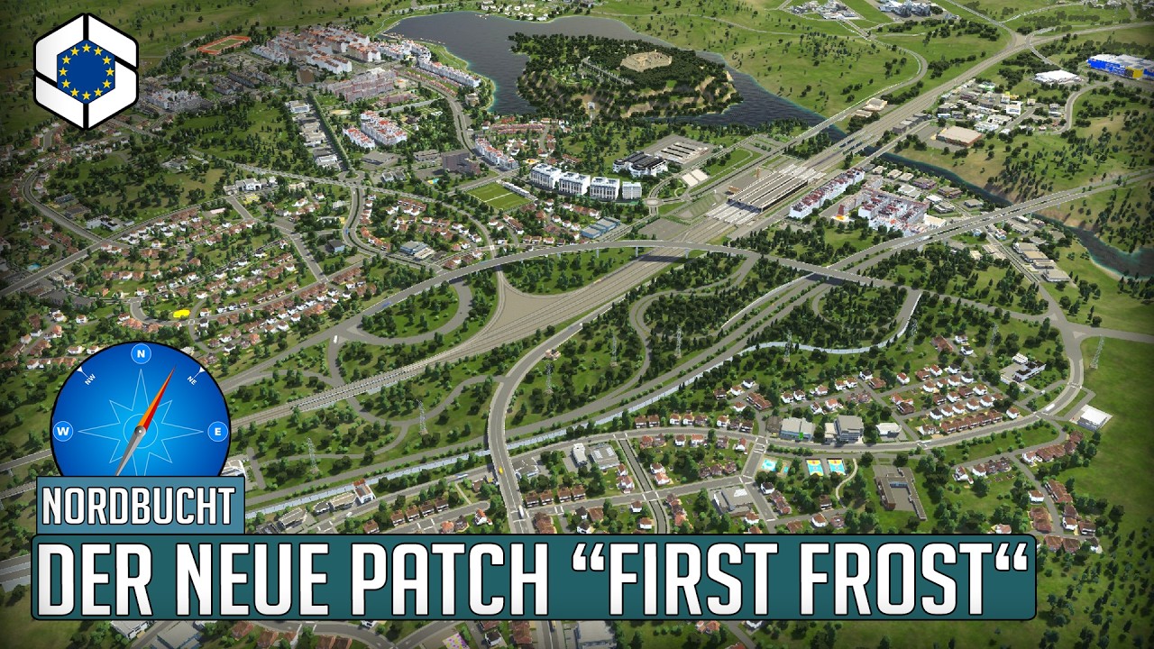 Neuer Patch "First Frost" in der großen europäischen Stadt in Cities Skylines 2 | Nordbucht Spezial