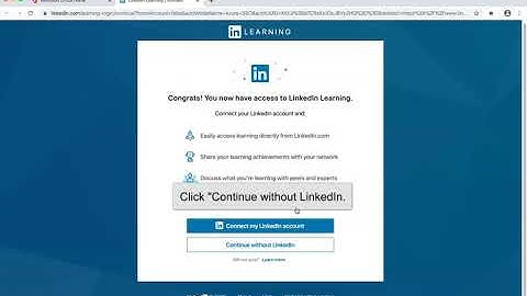 Accessing LinkedIn Learning from Office 365