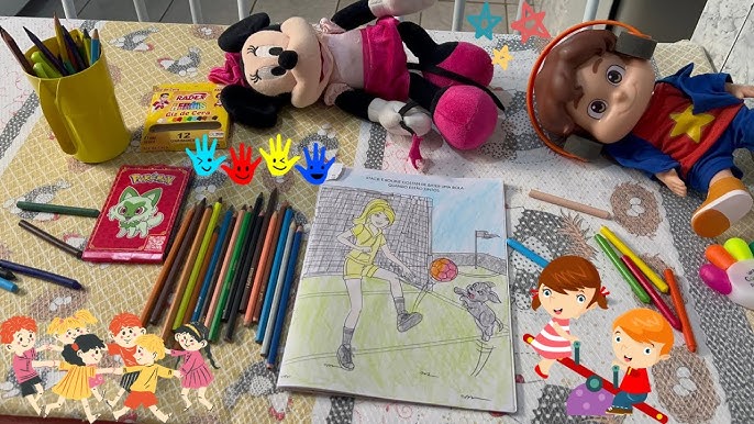 Desenhos para pintar a Barbie girl art for kids Pinturas da boneca Barbi  para criança DESENHOLANDIA 