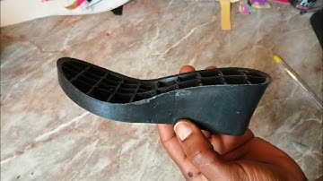 HOW TO CREATE HANDMADE HEELS :DIY GIRLS WEDGE HEEL PT1