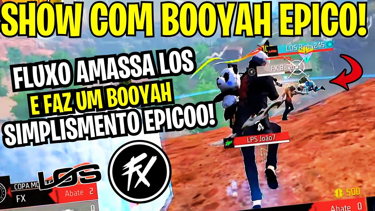 EPICOOO! FLUXO AMASSA LOS E FAZ BOOYAH SIMPLISMENTE SURREAL! COPA GWL!