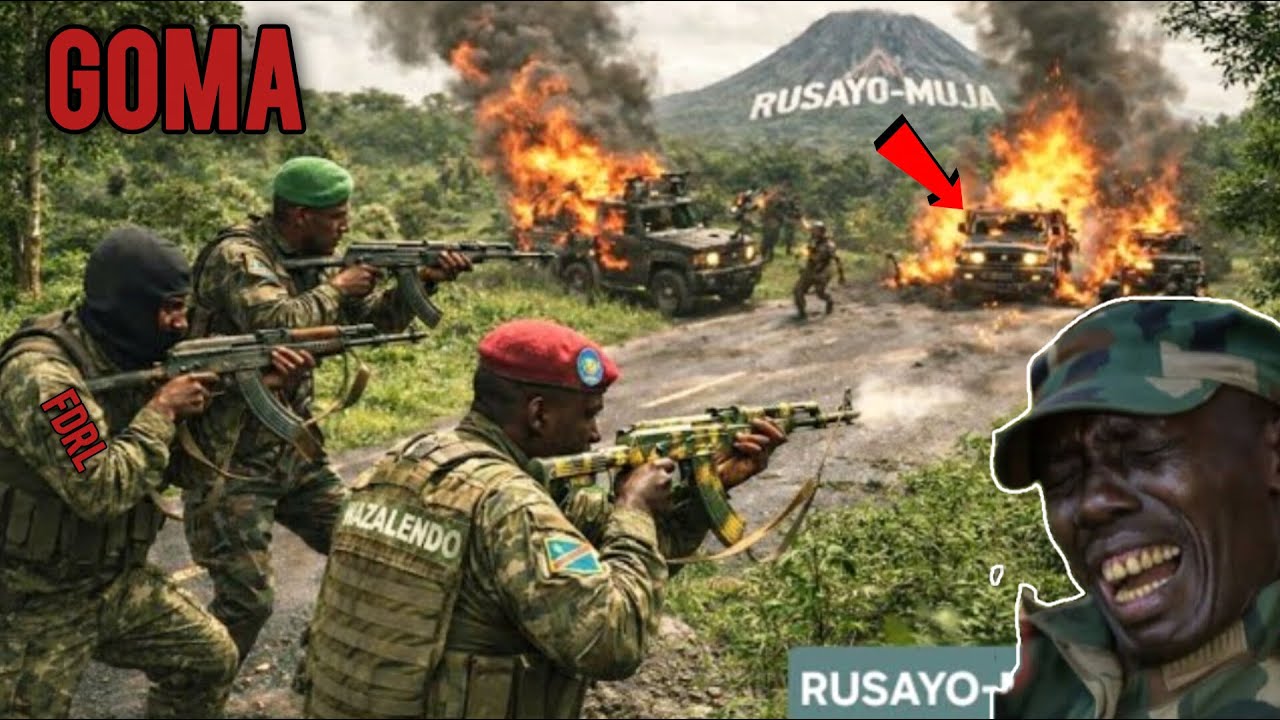 GOMA: FDRL IKOZE OPERATION YIRUKANA GEN.MAKENGA NA MAA23 GOMA BURUNDU BYE BYE