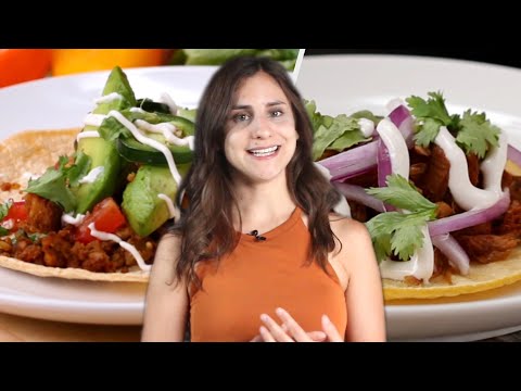Meatless Tacos 5 Ways With Rachel • Tasty