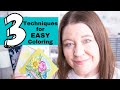 3 Basic Flower Coloring Techniques for Cardmakers