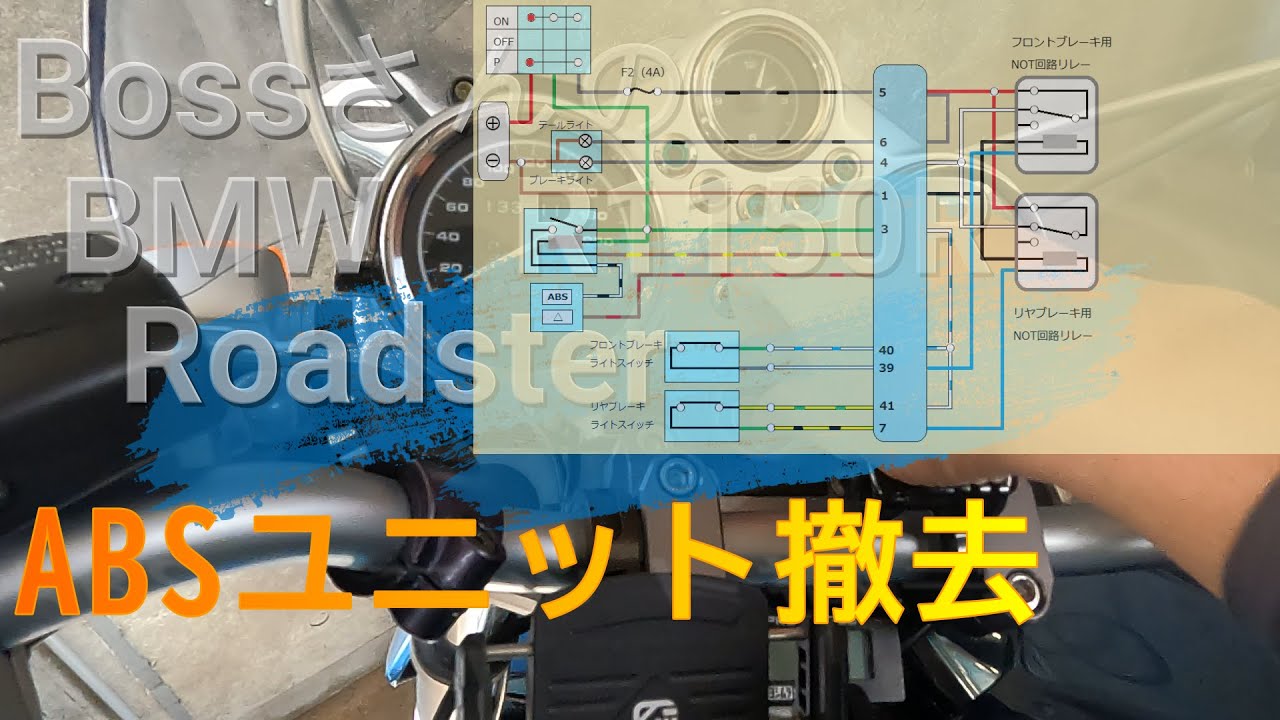 ABSユニット撤去 BMW R1150R - YouTube
