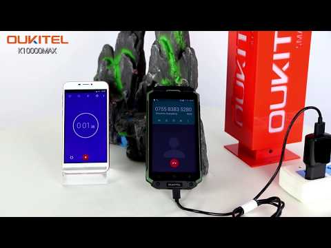 OUKITEL K10000 MAX 9V/2A charger- charge 5 minutes talk more than 2 hours