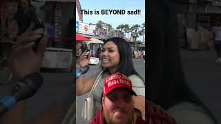 What WOKE Liberals think of wearing the American flag! 🇺🇸🇺🇸🇺🇸🇺🇸 #trump #usa #sad