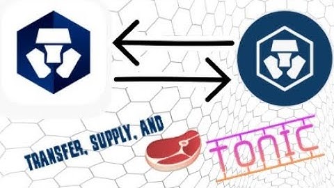 Tutorial on crypto .com, defi, $tonic supplying and staking.