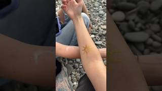 How to make a glitter tattoo#fypシ゚viral