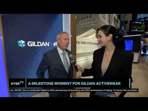 Glenn Chamandy, President + CEO of GIldan Activewear joins NYSE TV Live Episode cover