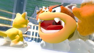 CAT MARIO vs CAT BOOM BOOM - Bowser's Fury Part 4 | Pungence