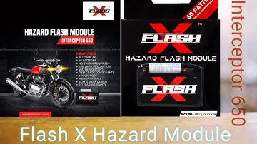 Interceptor 650 | Flash X Hazard Module | Installation | Simtac LED Indicator Bulbs